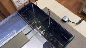 В продаже классный аквариум с боковым сампом. Детальный обзор.