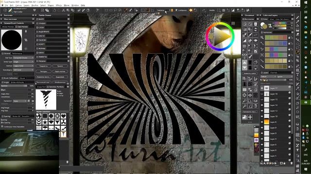 Вышел в свет Corel Painter 2022! Продолжим настройку интерфейса с помощью панелей и порисуем.