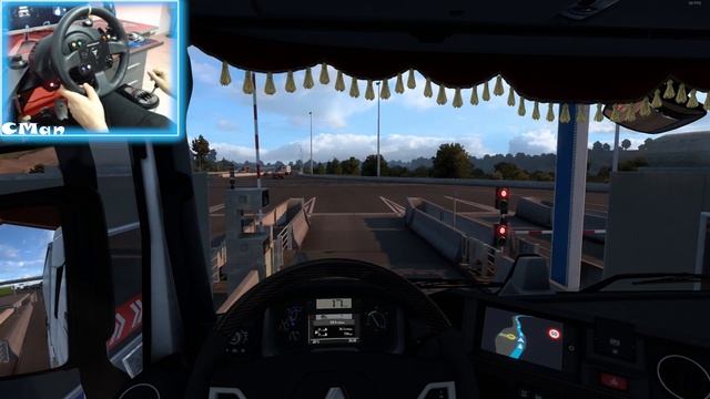 Barcelona - Villarreal ETS 2 Iberia - New Renault Range T - DB Shenker Skin [Thrustmaster TX] смотреть онлайн