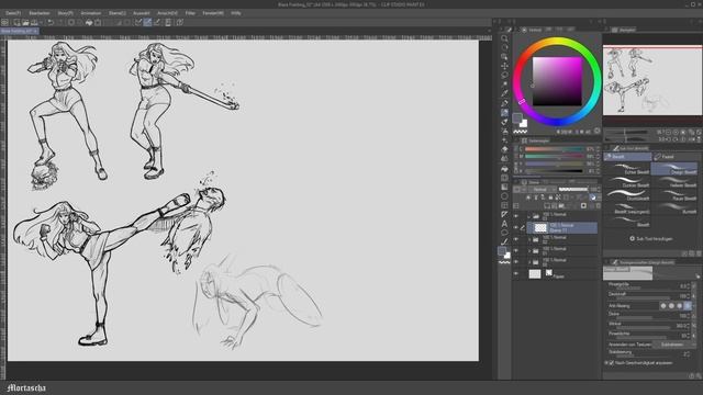 Blaze Fielding | Sketch with me ? Clip Studio Paint