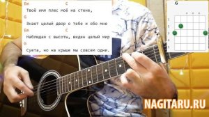 Как играть DaBro - "НА КРЫШЕ". Простые аккорды. Разбор вступления и песни, на гитаре