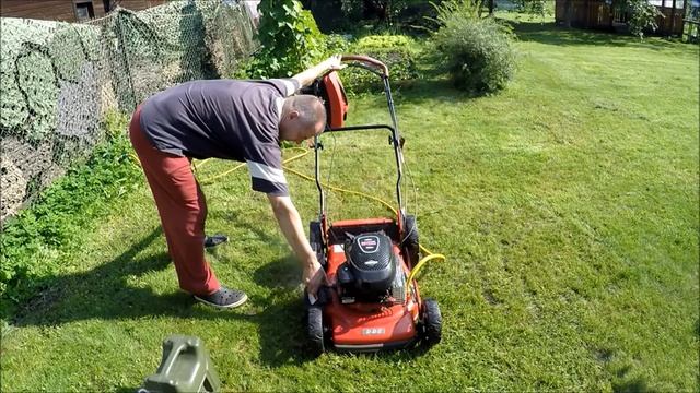 Газонокосилка DDE WYZ18H2 Бензиновая. Обзор. Косим траву, Заточка ножа... смотреть онлайн