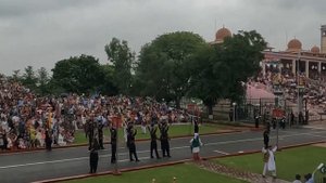 Церемония закрытия границы Пакистана с Индией. Кругосветка 28.