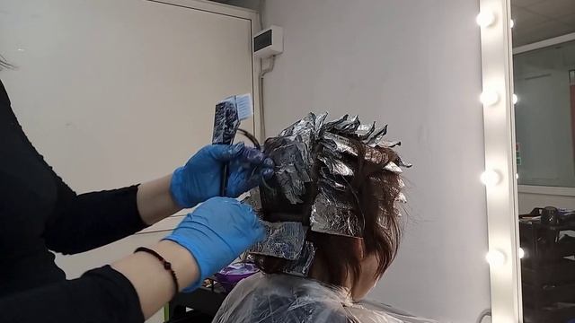 Рассветление тёмных #волос смотреть онлайн