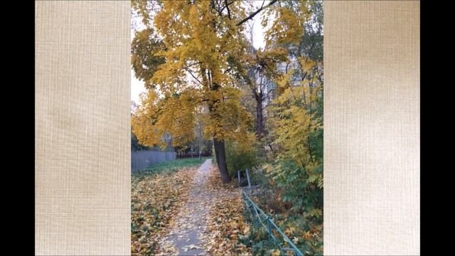 А. С. Пушкин "Осень. "Читает Сарманаев Андрей. Фото Сарманаева Андрея. Музыка Чайковский "Октябрь." смотреть онлайн