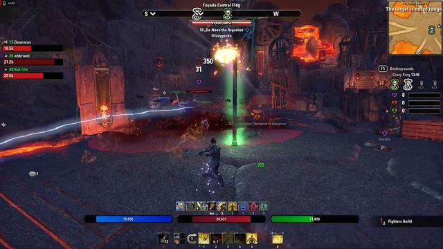 The Elder Scrolls Online - Stamina Templar + Dragon Knight duo party - Below 50 - PVP BG - Fatalit смотреть онлайн