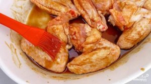 Куриные крылышки в маринаде