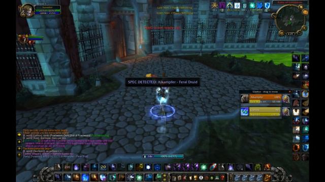 Wow pvp Frost Fire Mage - Shadow priest arena part1