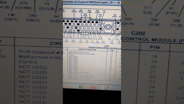 pin out de pcm Ford Explorer año 93 . 96 . 97 y 98 смотреть онлайн