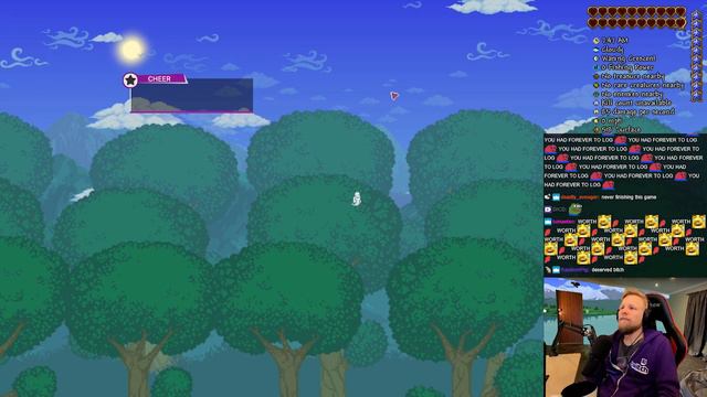 Twitch Chat Killed Quin69 | The End of Terraria Streams | Hardcore RIP 14 + Reaction (w/ Chat) смотреть онлайн