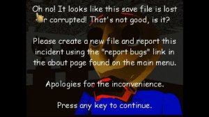 Он вернулся... - BadSum's Saving System Error Screen - Baldi's Basics Plus (V0.1.3)