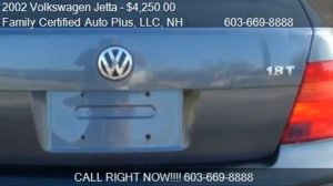 2002 Volkswagen Jetta GLS 1.8T for sale in Manchester, NH 03