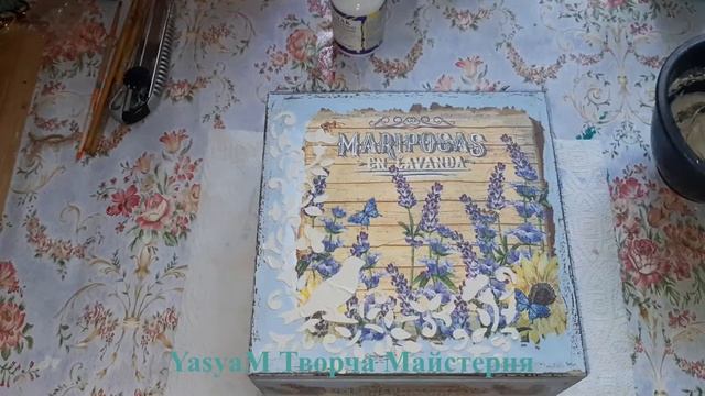 ДЕКУПАЖ.Шкатулка в техніці декупаж/DECOUPAGE. Box in decoupage technique смотреть онлайн