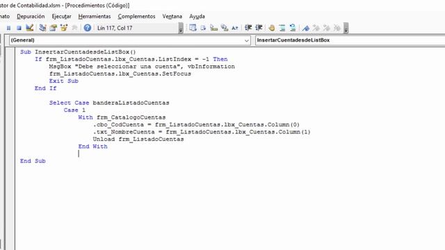 FASE 2 CAP 4 | Gestor de Contabilidad | Configurando el ListBox Cuentas | VBA Excel 2016 #90 смотреть онлайн