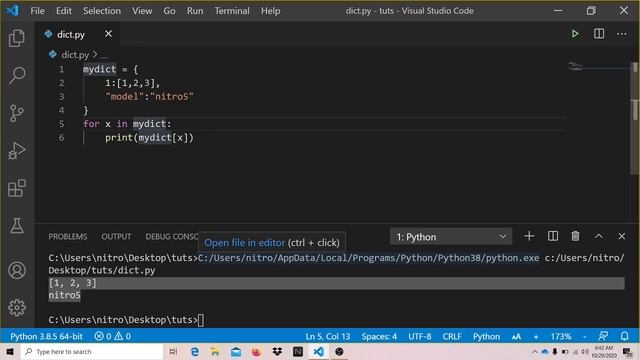 Python Tutorial in Nepali(8)-Dictionary