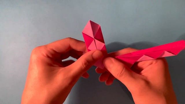 How to make an easy Origami Red Panda, step by step tutorial