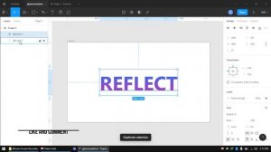 How to create a reflection in figma | easy Tutorial