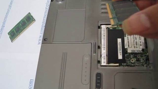 Guidance for the installation of Laptop memory Dell Latitude D series, Dell latitude D410 смотреть онлайн