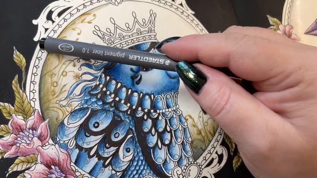 Adult Coloring - Magical Dawn Royal Bird Portraits Part  2