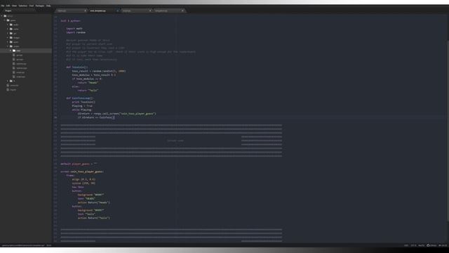 [Ren'Py / Python] Let's Code 5.0 #3 Coding our first mini-game