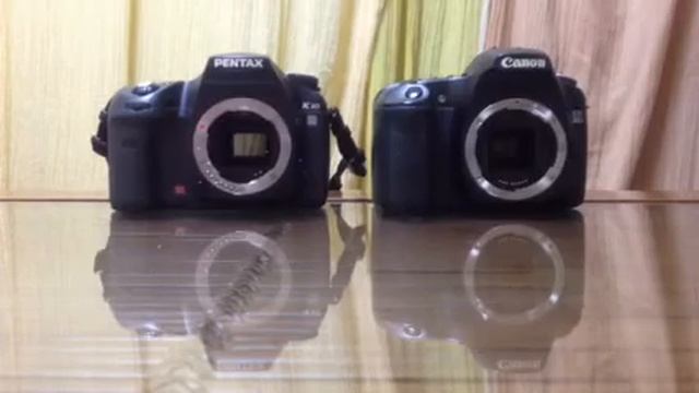 PENTAX K10D vs Canon EOS 30D смотреть онлайн