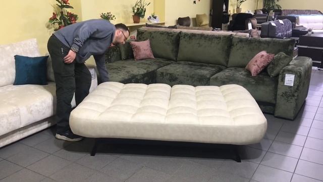 Фиджи стильный диван с механизмом Клик-Кляк смотреть онлайн