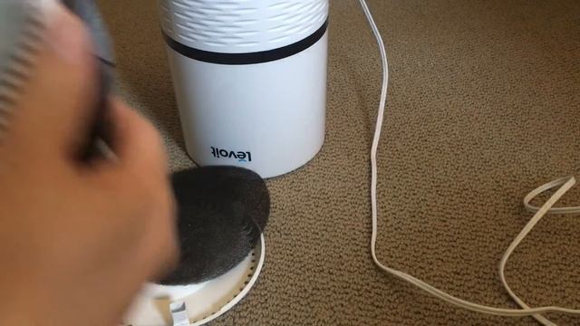 Vacuuming my old filters my LEVOIT LV-H132 Air Purifiers for Home. Waiting for replacement filters смотреть онлайн