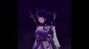 Raiden Shogun Character Demo, but is Honkai World Diva (Houkai Sekai no Utahime)