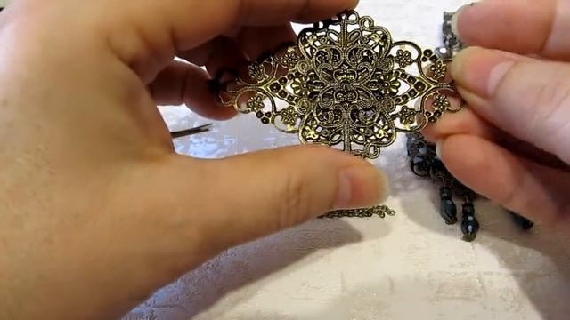 Мастер-класс. Винтажные броши Филигрань своими руками.