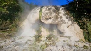 Идея для осеннего отдыха в Грузии: Техурские термальные источники. Октябрь 2022. Обзор