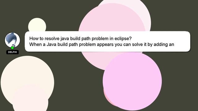 How to resolve java build path problem in eclipse?