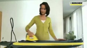 Глажка с помощью пароочистителей Karcher