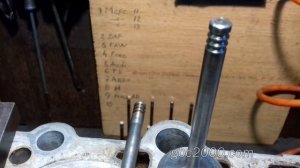 Восстановление ремонт гнутого клапана измерение биения прибор своими руками размер bent valve repai