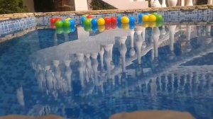 БАССЕЙН ГОСТЕВОГО ДОМА "ДВА АНГЕЛА". НИКОЛАЕВКА. КРЫМ. РОССИЯ