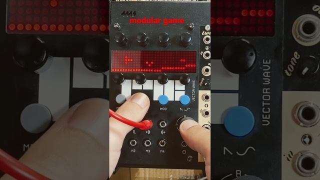 RYK Modular Vector Wave game. #modularsynth #モジュラーシンセ #rykmodular