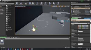 Создание игр: Перемещение объекта по траектории в Unreal Engine 4| Уроки Unreal Engine 4