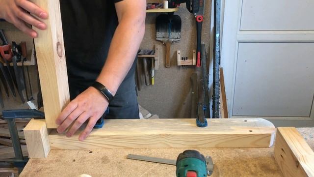 Большая садовая скамья (с размерами)/large garden bench (dimensions inside) смотреть онлайн