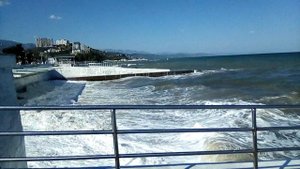 Алушта.Центоальная набережная.