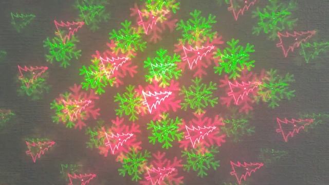 Лазерный проектор с Новогодними мотивами 4 в 1 для дома, кафе, бара смотреть онлайн