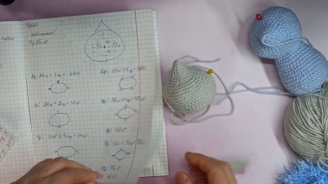 МК Ёжик крючком . Шубка из травки.