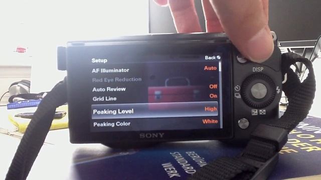 SONY NEX 5 firmware 04 Peaking function review смотреть онлайн