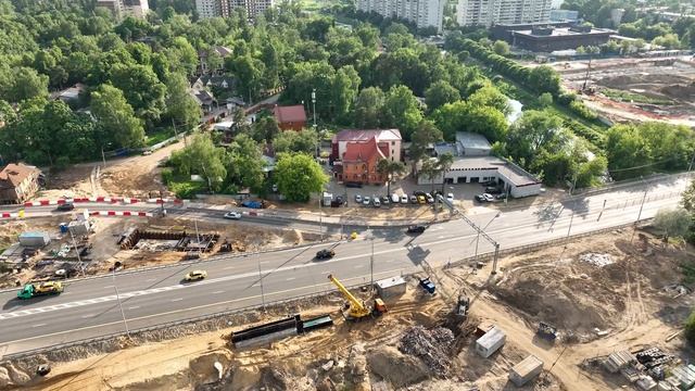 Соединение Ярославского шоссе с ул. Мира в городе Мытищи