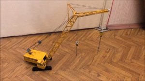 Модель крана. Гусеничный кран ДЭК 251. Создание модели. Часть 2. ФИНАЛ