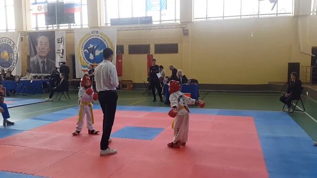 Гапонов Александр Бой 3 Чемпионат Крыма тренер Аблаев Мимет