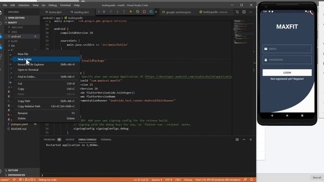 ПРОЕКТ Flutter+Firestore (RU): #3 -  Firebase Auth сервис (часть 1)