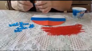 Открытка ко Дню Конституции. Мастер класс от Юлии Богатырь.