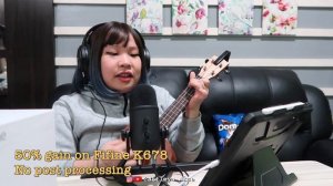 Fifine K678 Sound Test: ASMR + Music (Ukelele) Recording + Podcasting USB Mic ENG CC | Cattleya Arc