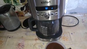 Сварить вкусный кофе теперь просто! Моя помощница кофеварка Kitfort KT-767