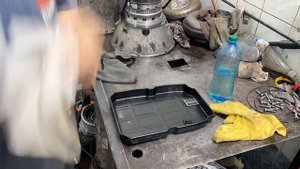 Мерседес W203 C55 AMG замена платы на АКПП и промывка гидро блока