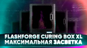 Обзор полимеризационной камеры FlashForge Curing Box XL